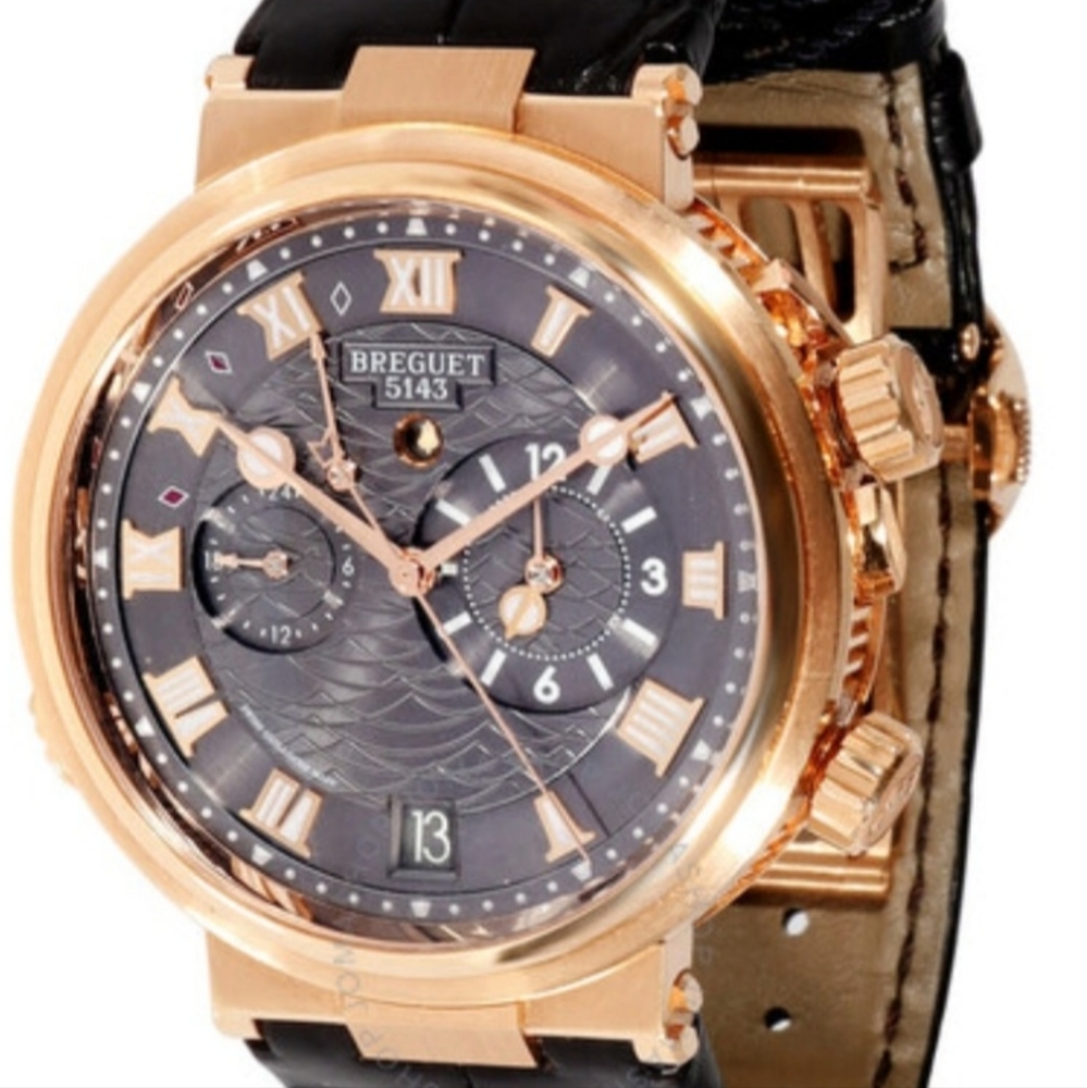 Breguet Marine Chronograph Automatic Grey Dial Men Watch